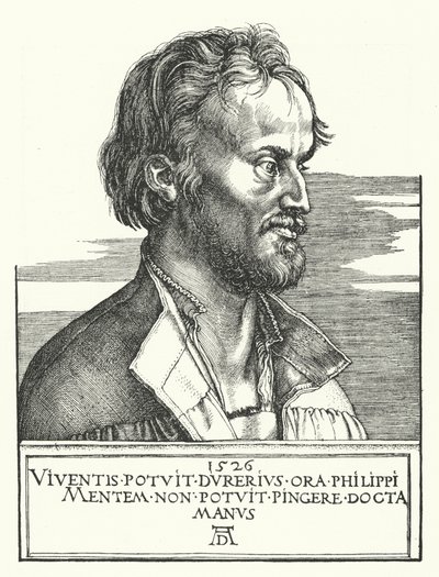 Philipp Melanchthon, German Lutheran Reformer by Albrecht Dürer
